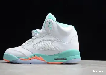 JORDAN AIR 5 440892-100 RETRO 'LIGHT GS AQUA' 0620
